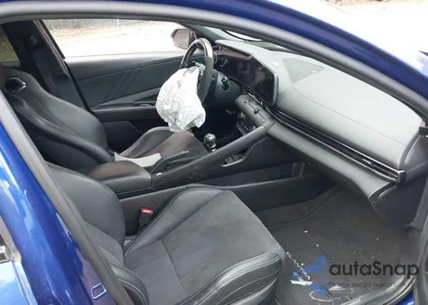 2022 Hyundai Elantra N из США, поврежденный, VIN KMHLW4AK1NU002080